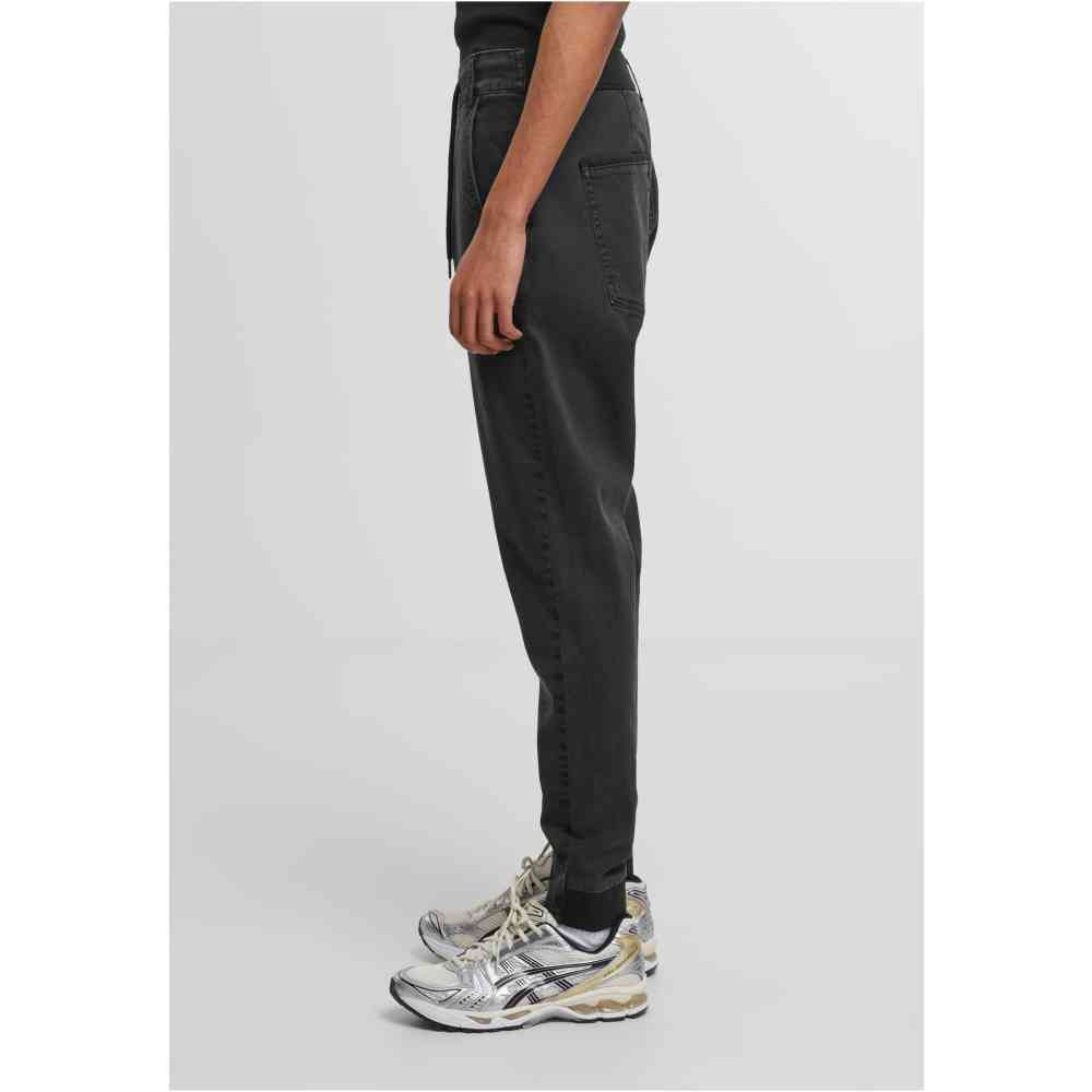 Urban Classics - Antifit Denim Hose gerades bein - Schwarz